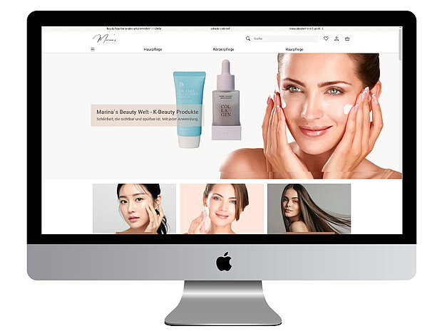 Online-Shop Referenz - Marina´s Beautywelt - koreanische Pflegeprodukte